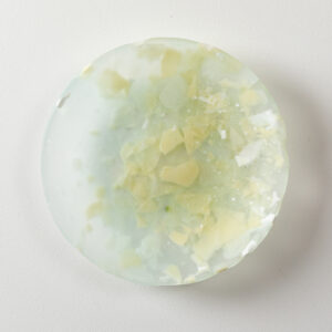 Clear and Green Bowl