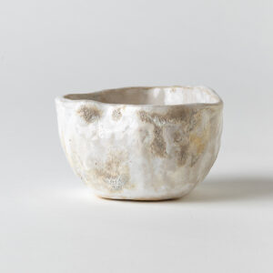 Small Off White Bowl With Rough Edges