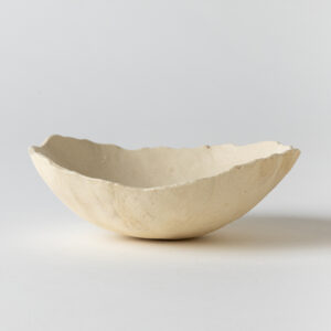 Cream Bowl With Rough Edges