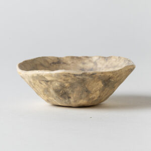Small Cream Bowl With Rough Edges