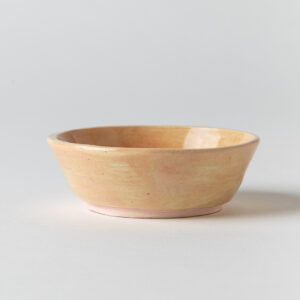 Small Peach Bowl Smooth Edges