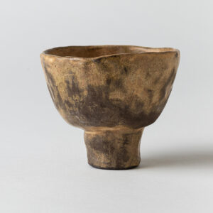 Small Brown Bowl With Stand