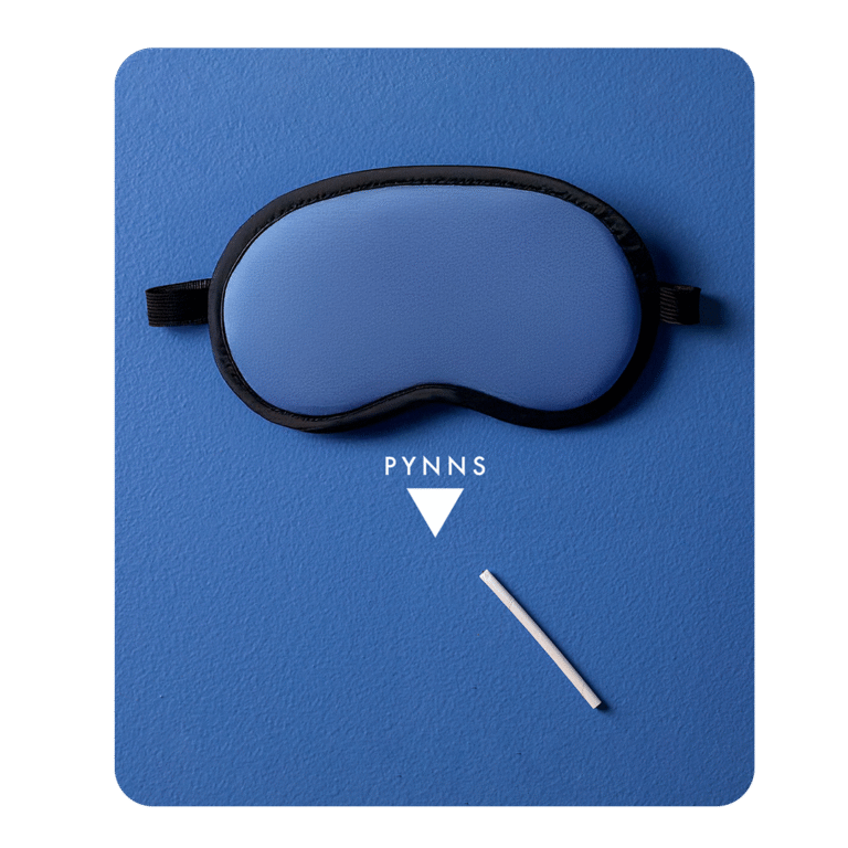 Sleep mask with joint